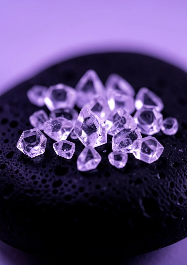 Detalle de pureza mineral