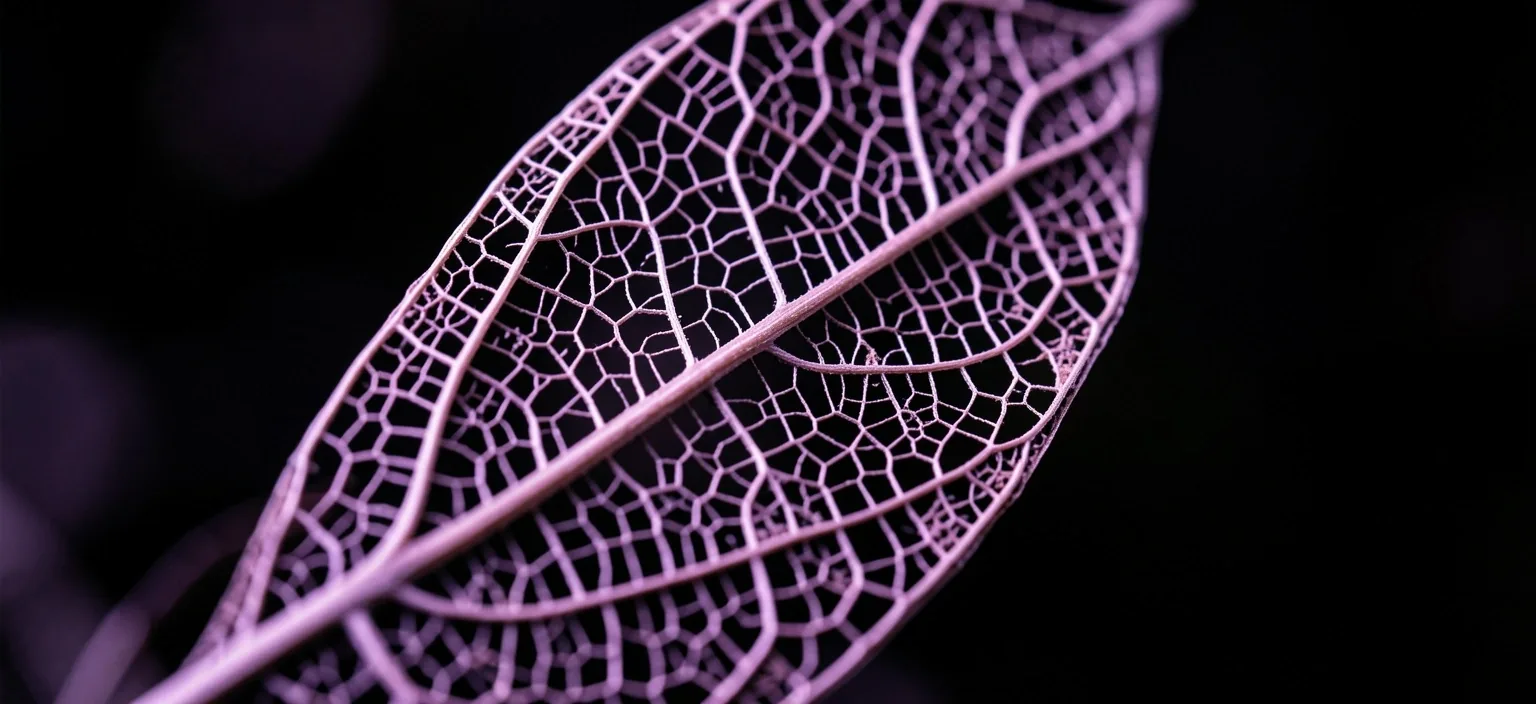 Estructura botánica detallada